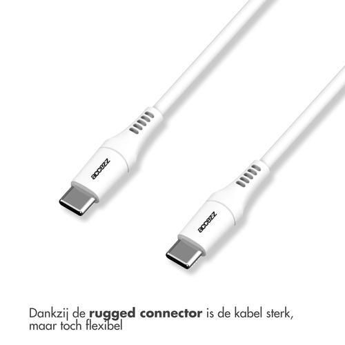 Accezz USB-C naar USB-C kabel - 2 meter, afbeelding 2