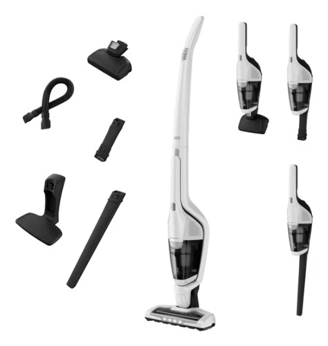 AEG CX7-3-45SW 2-in-1 stick vacuum Battery Cухой HEPA Без мешка Черный, Белый
