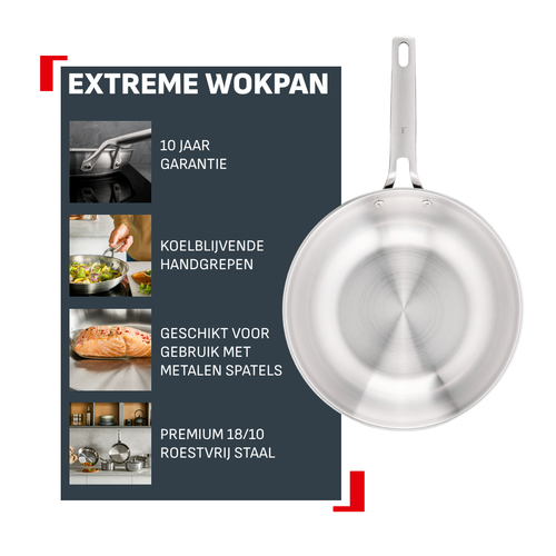 Tefal Extreme Wok 28 cm – Photo 2 sur 7