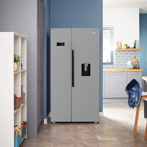 Beko ASD2442VPS Freestanding American Style Fridge Freezer with HarvestFreshTM – image 4