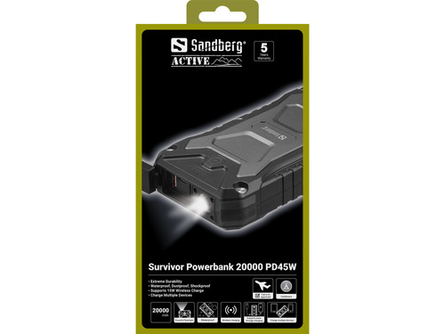 Sandberg Survivor Powerbank 20000 PD30W – image 7