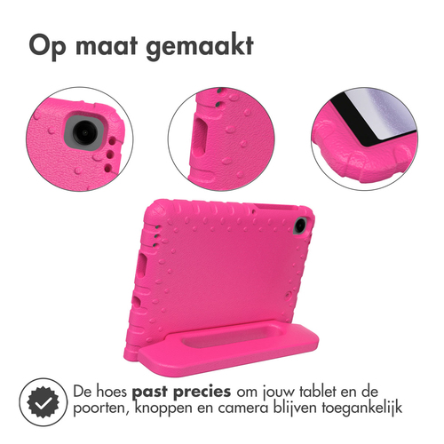 Accezz Kidsproof Backcover met handvat Samsung Galaxy Tab A9 Tablethoesje Roze, afbeelding 7