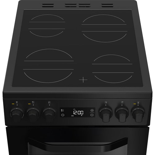 Hotpoint HDE5VDCB 50cm Wide Double Oven Electric Cooker with Ceramic Hob - Black - A/A Rated, Black - image 5