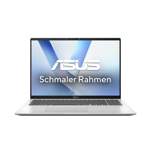 ASUS Vivobook 16 X1607QA-MB054W Copilot+ PC Snapdragon X1-26-100 Ноутбук 40,6 cm (16") WUXGA 16 GB LPDDR5x-SDRAM 1 TB Твердотельный накопитель (SSD) Wi-Fi 6E (802.11ax) Windows 11 Home Серебристый QWERTZ Немецкий