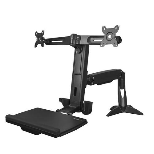 Startech.COM SIT Stand Dual Monitor ARM - FOR 2 Monitors UP TO 24" ; 2 YR