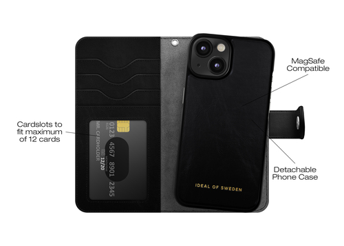 iDeal of Sweden Magnet Wallet+ MagSafe iPhone 13 / 14 / 16e / 17e Black – image 5