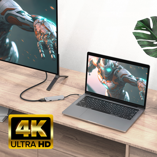 ACT Connectivity USB-C 4K multiport adapter voor 2 HDMI schermen, USB-A datapoort, afbeelding 7