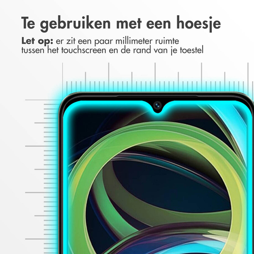 Accezz Gehard Glas Screenprotector Xiaomi Redmi A3, afbeelding 3
