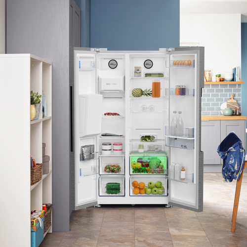 Beko ASN642VPS Freestanding American Style Fridge Freezer with HarvestFreshTM – image 5