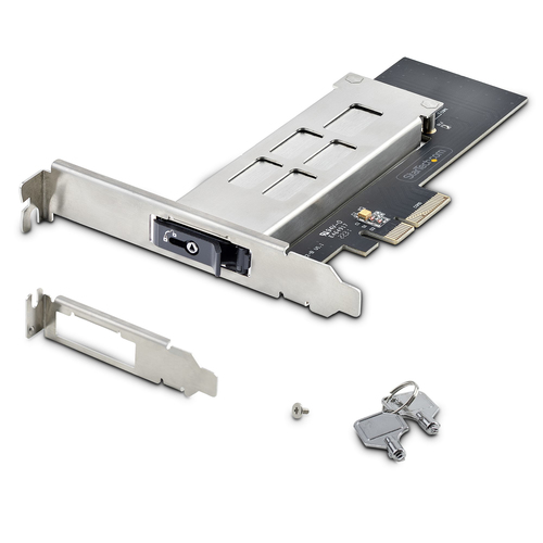 StarTech.com M.2 NVMe SSD to PCIe x4 Mobile RackBackplane with Removable Tray for PCI Express Expansion Slot, Tool-less Installation, PCIe 4.03.0, afbeelding 10