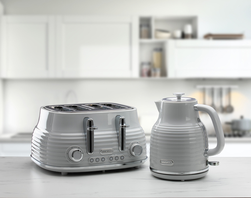 Daewoo Unisex Sienna 4 Slice Toaster High Lift 6 Browning Settings Grey SDA2484GE Grey One Size female - image 5
