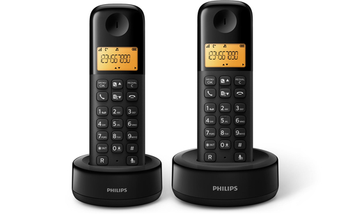 Philips D1302B/96 telephone Caller ID Black – image 2