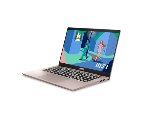 MSI Modern 14 C12M-640UK Intel® Core™ i5 i5-1155G7 Ноутбук 35,6 cm (14") Full HD 8 GB DDR4-SDRAM 512 GB Твердотельный накопитель (SSD) Wi-Fi 6 (802.11ax) Розовый