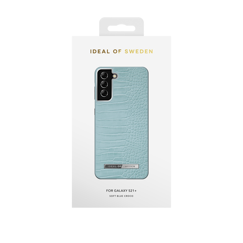 iDeal of Sweden Atelier Case Galaxy S21 Plus Soft Blue Croco – image 1