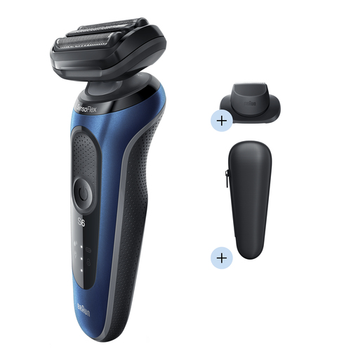 Braun Series 6 60-B1200s Foil shaver Trimmer Blue – image 5