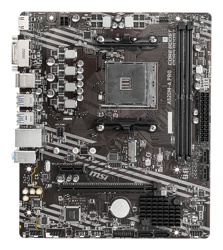 Msi Amd A520M-A Pro AM4 DDR4 micro Atx Motherboard - image 2