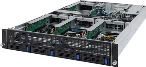 GIGABYTE G242-Z10 AMD SoC Socket SP3 Rack (2U) Black, Steel