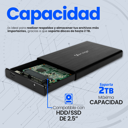 Enclosure VORAGO HDD-202