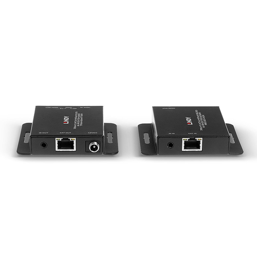 Lindy 38208 extensor audio/video Transmisor y receptor de señales AV Negro