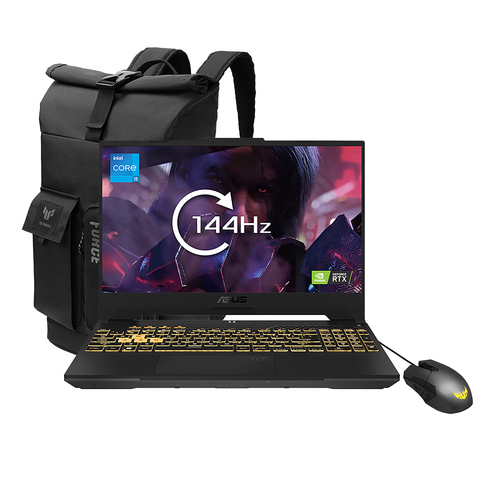 ASUS TUF Gaming F15 FX507ZC4-HN226W Intel® Core™ i5 i5-12500H Ноутбук 39,6 cm (15.6") Full HD 16 GB DDR4-SDRAM 1 TB Твердотельный накопитель (SSD) NVIDIA GeForce RTX 3050 Wi-Fi 6 (802.11ax) Windows 11 Home Черный, Серый