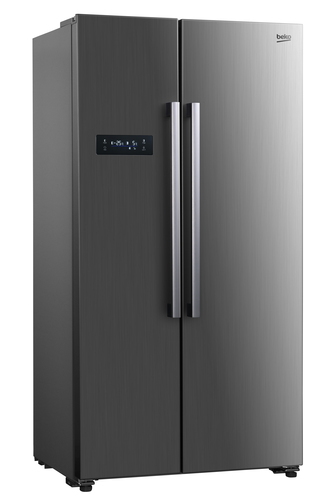 Beko ASL1331PX Freestanding Frost Free American Style Fridge Freezer with Fast Freeze – image 2