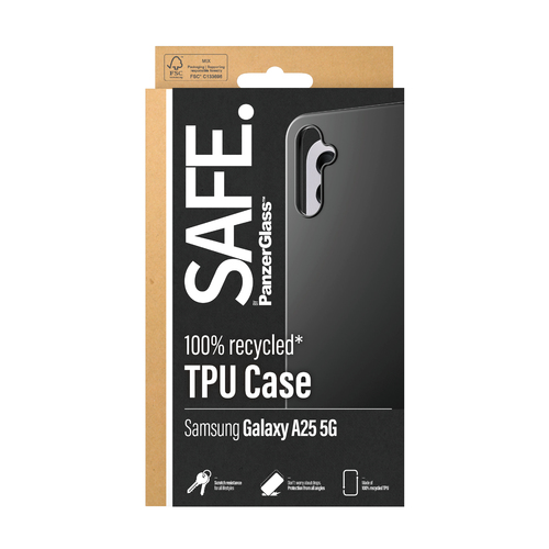 PanzerGlass SAFE. by PanzerGlass® TPU Case Samsung Galaxy A25 5G | Black – image 3