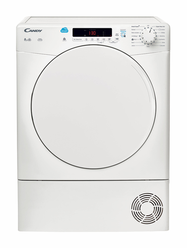 Candy Smart CS C8DF-80 сушилка для белья Отдельно стоящий Фронтальная загрузка 8 kg Белый