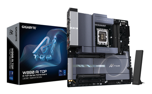 GIGABYTE W880 AI TOP материнская плата Intel W880 LGA 1851 (Socket V1) Расширенный ATX