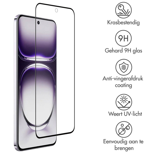 Accezz Gehard Glas Screenprotector Oppo Reno 12 Pro, afbeelding 2