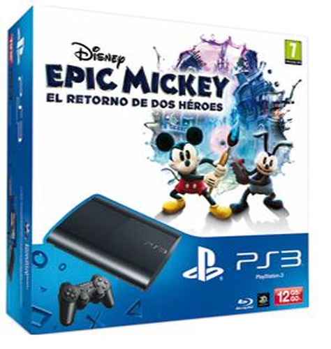 Sony Interactive Entertainment 12GB, PlayStation 3 + Epic Mickey 2
