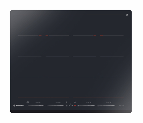 Hoover H-HOB 700 INDUCTION HIFS4BV Black Built-in Zone induction hob 4 zone(s)
