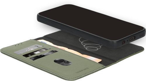 Luxe 2 in 1 Wallet Case gemaakt van echt leer Ben je opzoek naar een beschermhoesje dat zowel functioneel als stijlvol is? Dan is deze wallet case van, afbeelding 3