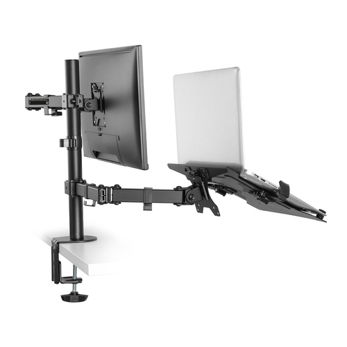 ACT AC8305 Monitorhalterung 1 Bildschirm mit Laptophalterung – Foto 2 von 6