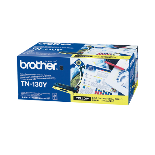 Original Brother TN-130Y Yellow Toner Cartridge - image 2