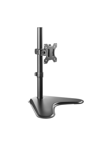 V7 DS1FSS. Montagem: Independente, Peso máximo (capacidade): 8 kg, Tamanho mínimo de ecrã: 33 cm (13"), Tamanho máximo de ecrã: 81,3 cm (32"), Suporte VESA mínimo: 75 x 75 mm, Montagem VESA máxima: 100 x 100 mm. Ajuste de altura, Ângulo de inclinação: -45 - 45°. Cor do produto: Preto