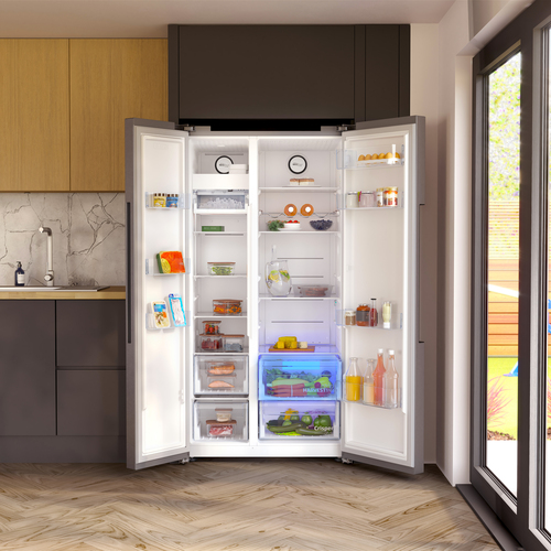 Beko ASP342NDVPX Freestanding American Style Fridge Freezer with HarvestFreshTM – image 9