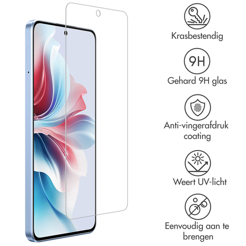 Accezz Gehard Glas Screenprotector Oppo Reno 11 F, afbeelding 2