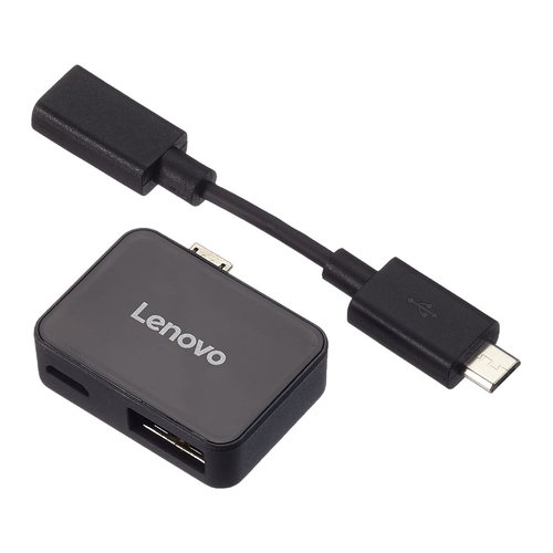 Lenovo ZG38C02819 laptop dock/port replicator USB 2.0 Micro-A Black