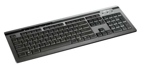 Trust KB-1450 keyboard USB Turkish Black, Grey