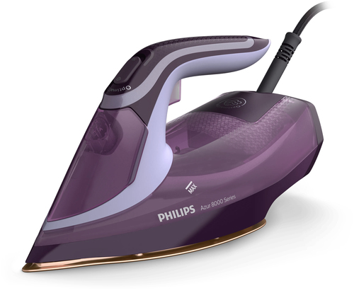 Philips 8000 series DST8021/30 iron Steam iron SteamGlide Elite soleplate 3000 W Violet