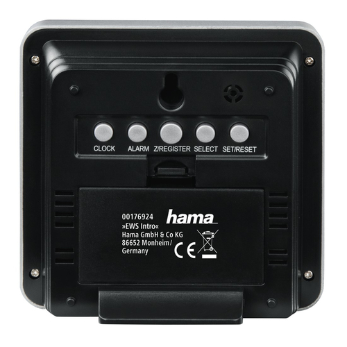 Hama 00186301 Draadloos weerstation Aantal sensoren max.: 1 – Photo 3 sur 4