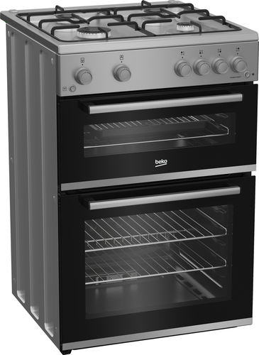 Beko FTG6201S 60cm wide Single Oven Gas Cooker - Silver - A+ Rated, Silver - image 2