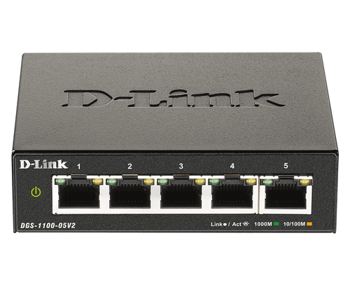 D-Link Switch DGS-1100-05V2 5xGBit Managed