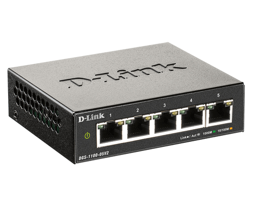D-Link DGS 1100-05V2 - Switch, afbeelding 3