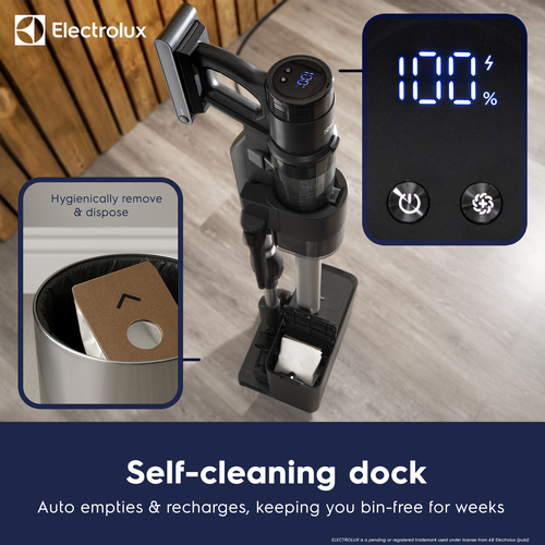 Electrolux Dustaway Cordless Stick Vacuum Cleaner with Auto-Empty Station - Grey Grey - image 4