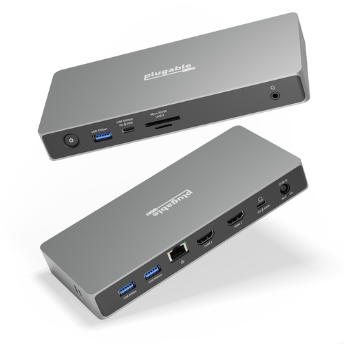 Plugable Technologies USB C Docking Station Dual Monitor, 11-in-1, USB4 – image 1