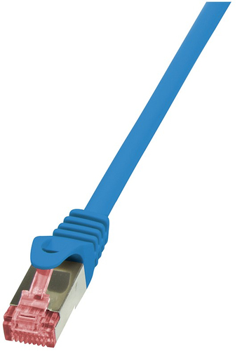 LogiLink PrimeLine CAT 6 SFTP, PiMF 1m Patchkabel Blå