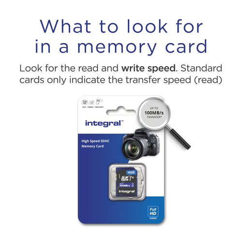 Integral 16GB 3PK SDHC UHS-1 U1 CL10 V10 UP TO R-100 W-20 MBS WITH METAL CARD CASE – image 4
