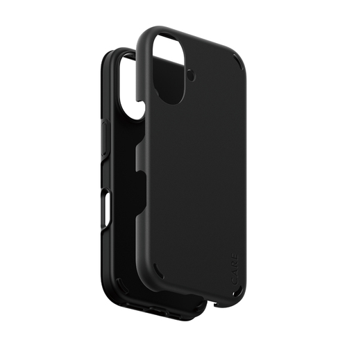 PanzerGlass CARE by PanzerGlass® Feature Case Double Defense Black iPhone 16