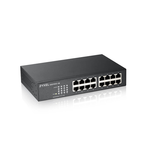 Zyxel GS1100-16-GB0103F Rack Mountable Network Switch Plug & Play Gigabit Whisper Quiet Energy Efficient - image 2